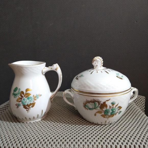 B&G Bing & Grondahl Denmark Porcelain Creamer and Sugar Bowl - Picture 1 of 12